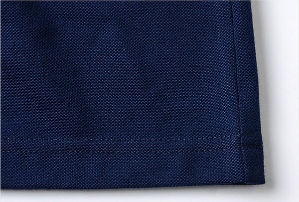 high texture 100 cotton slim fit plain blue polo shirts (3)