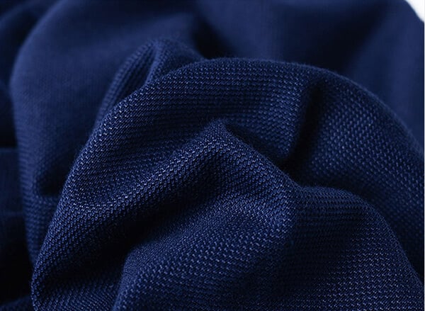 high texture 100 cotton slim fit plain blue polo shirts (8)