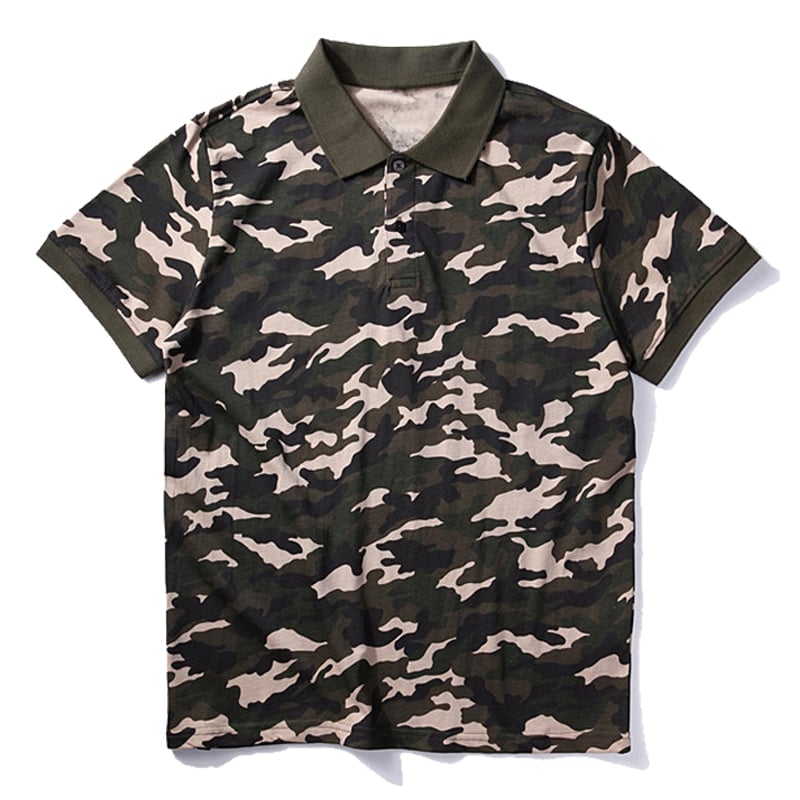 100% cotton polo shirts customized logo polo shirts uniforms camouflage polo shirts