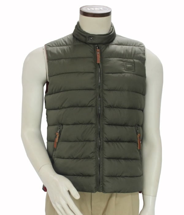 Men Fashion Cold Weather Winter Sleeveless Puffy Vest High Neck Hooded