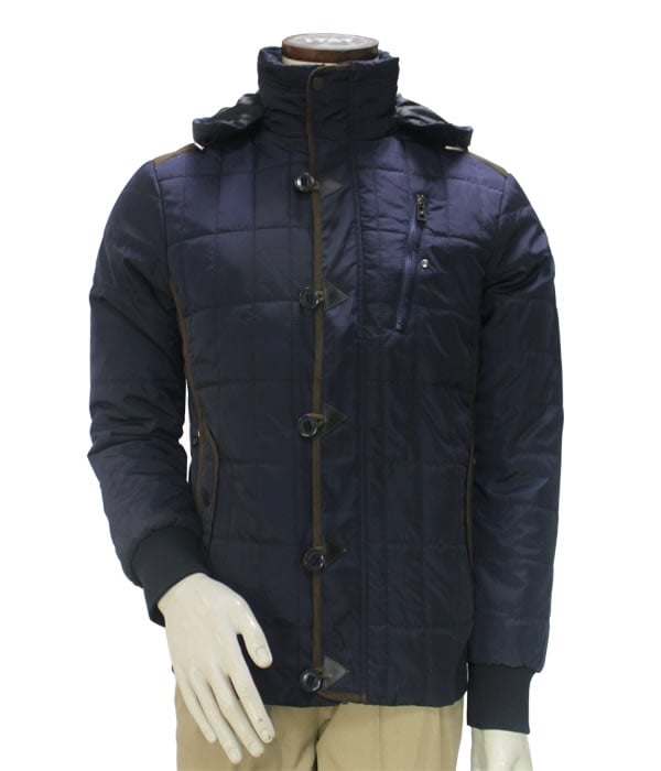Match mens thick classic pea coat winter jacket