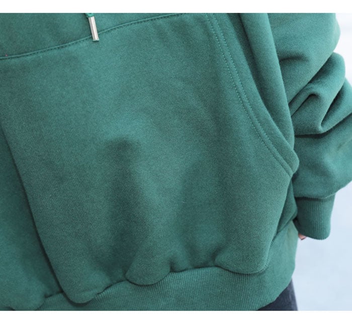 embroidered oversize women custom logo sweatshirts with hoods(YK-12292) (6)