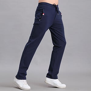  comfortable 100% cotton embroidered men sweatpants joggers