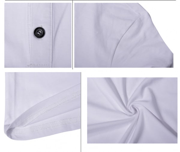 Cotton/Spandex Mens Plain Polo Shirt
