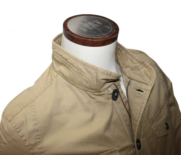 Casual multi-pocket jacket collar jacket men slim fit winter jacket