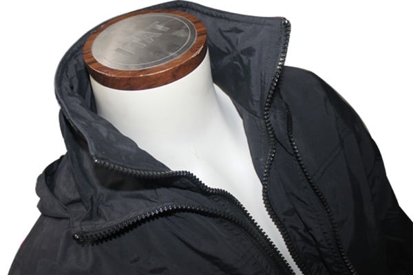 Promotional long sleeve black waterproof winter jacket
